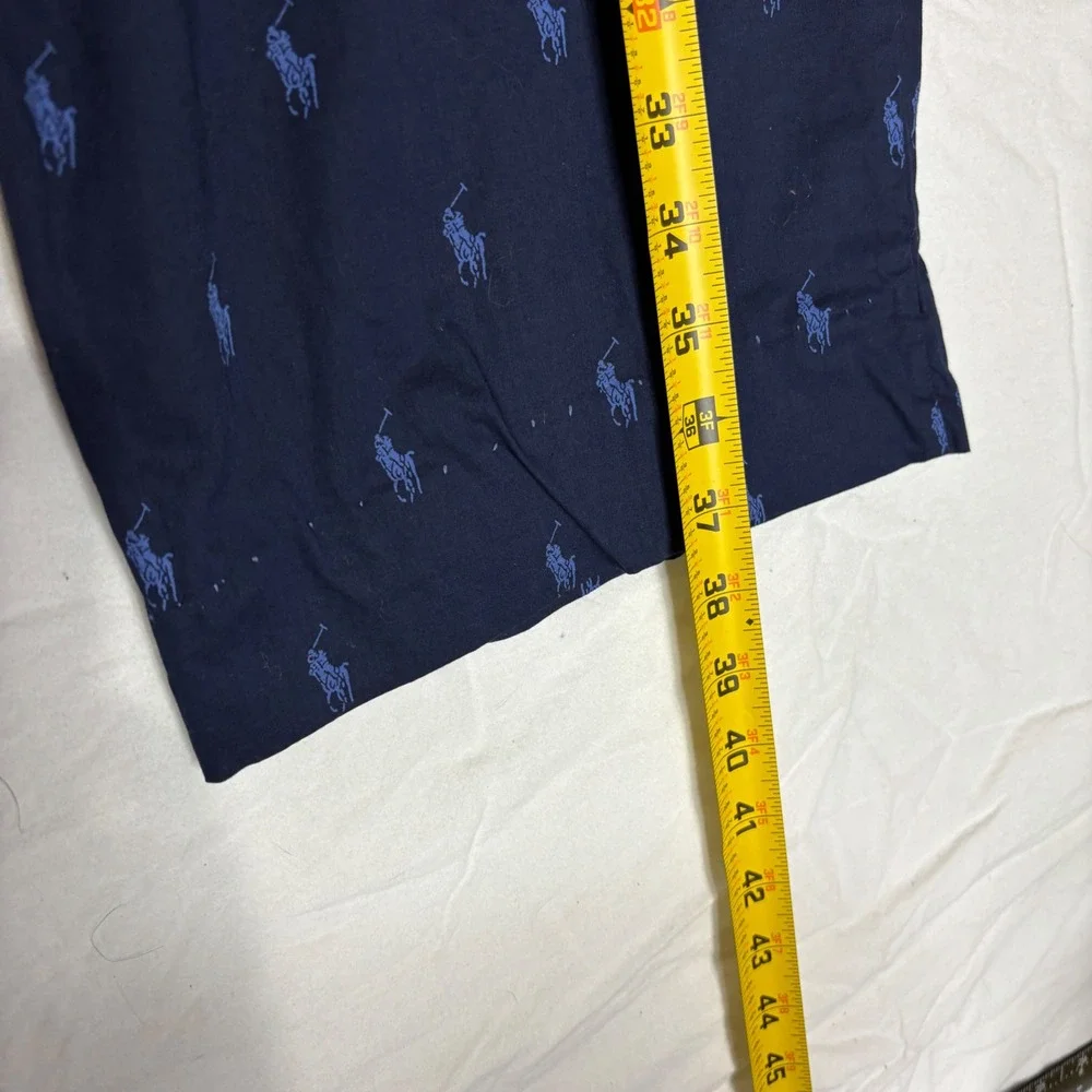 Polo Ralph Lauren‎ Men's Navy All Over Pony Logo Sleepwear Pajama Pants XL